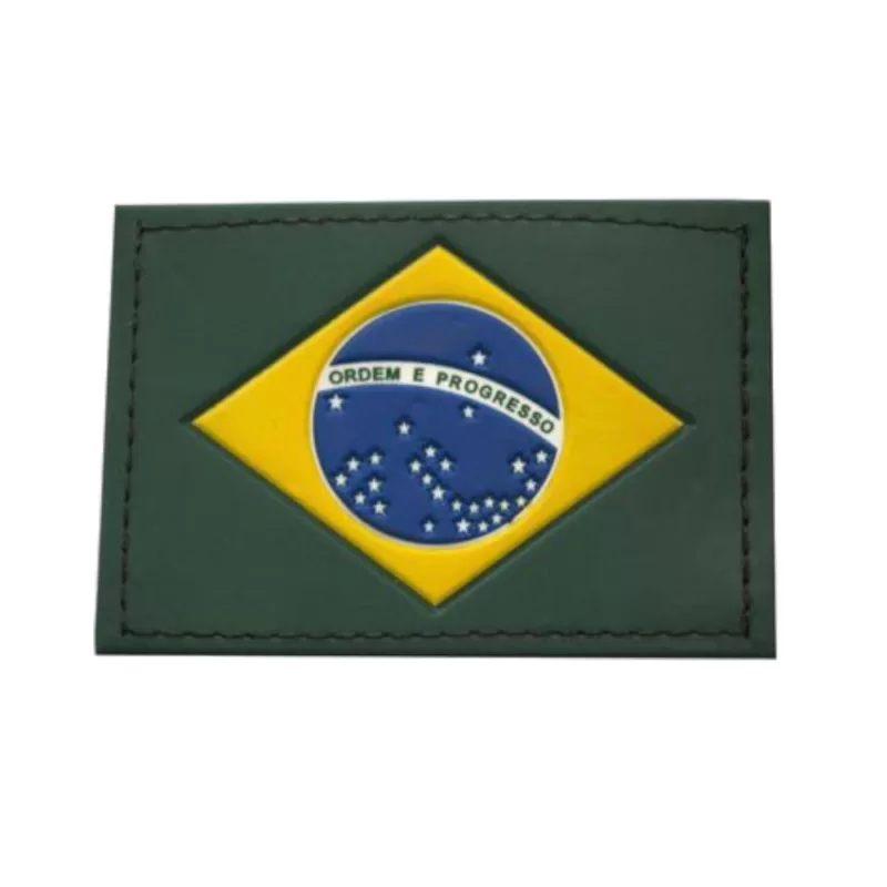 Emborrachado Bandeira do Brasil Colorida - Image 2