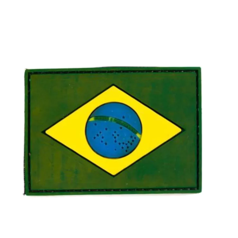 Emborrachado Bandeira do Brasil Colorida - Image 3