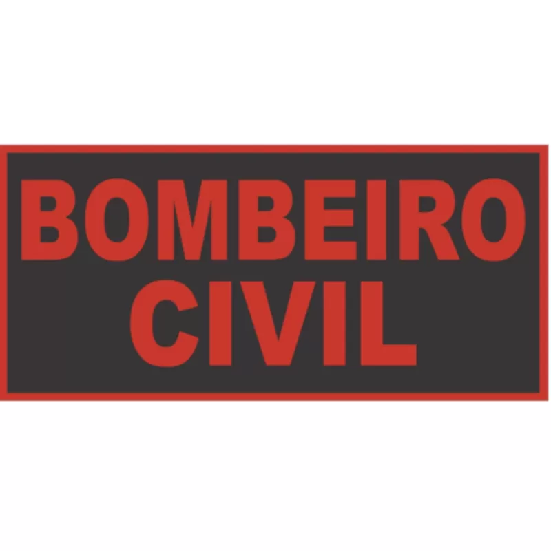 Emborrachado Costas Bombeiro Civil Colorido