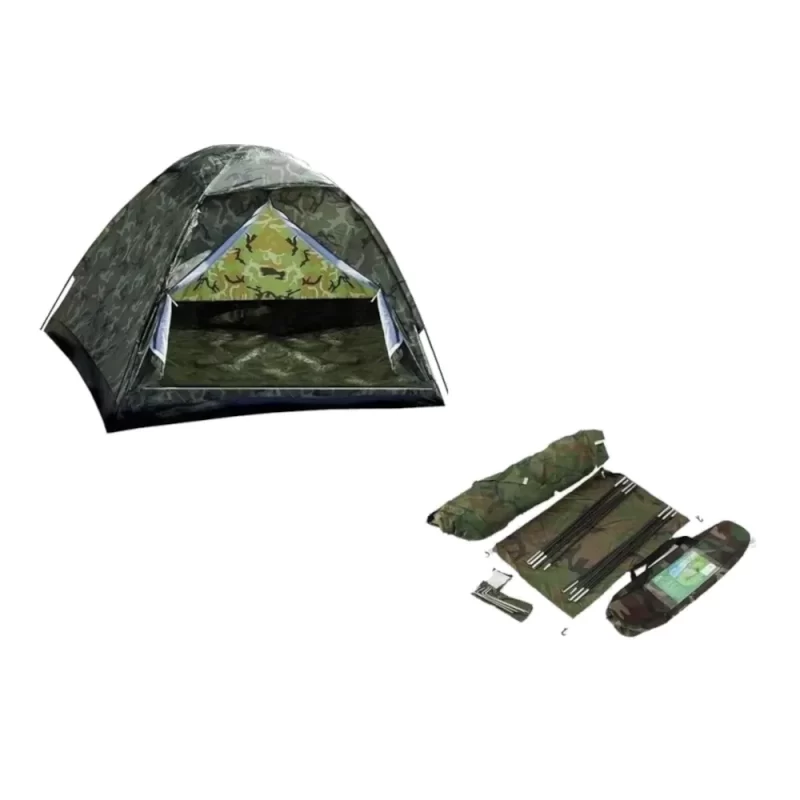 Barraca Camping Camuflada Militar 6 Lugares - Image 3