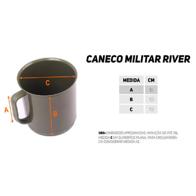 Caneco Militar River Verde Cristal - Image 4