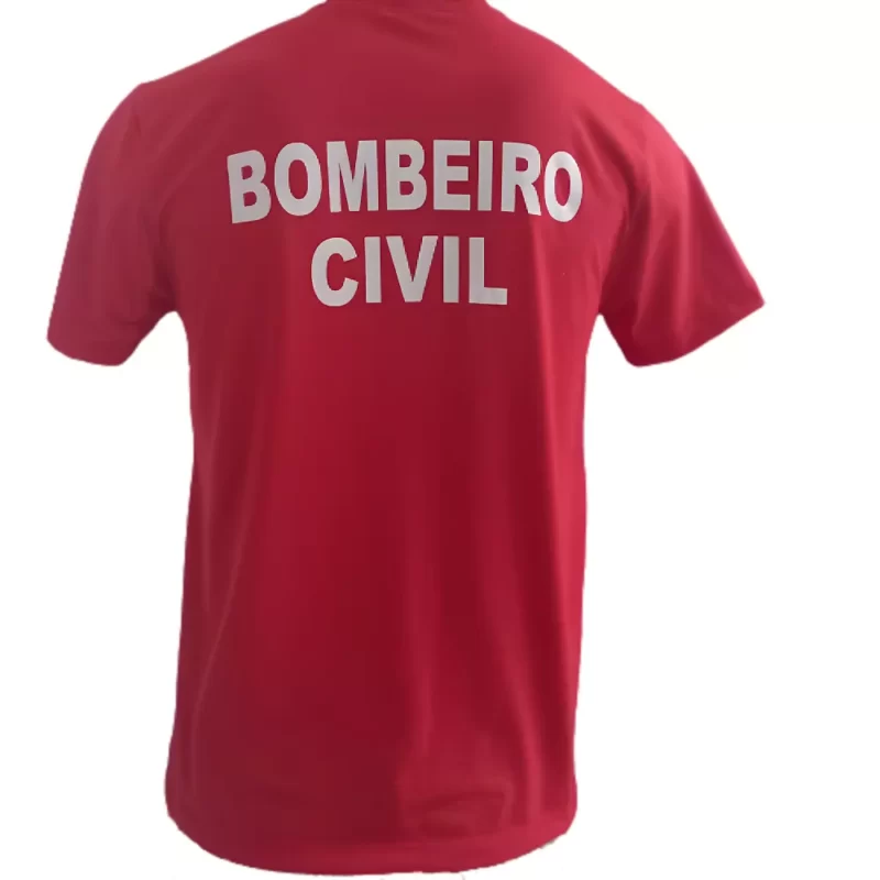 Camisa Bombeiro Civil-Vermelha - Image 2