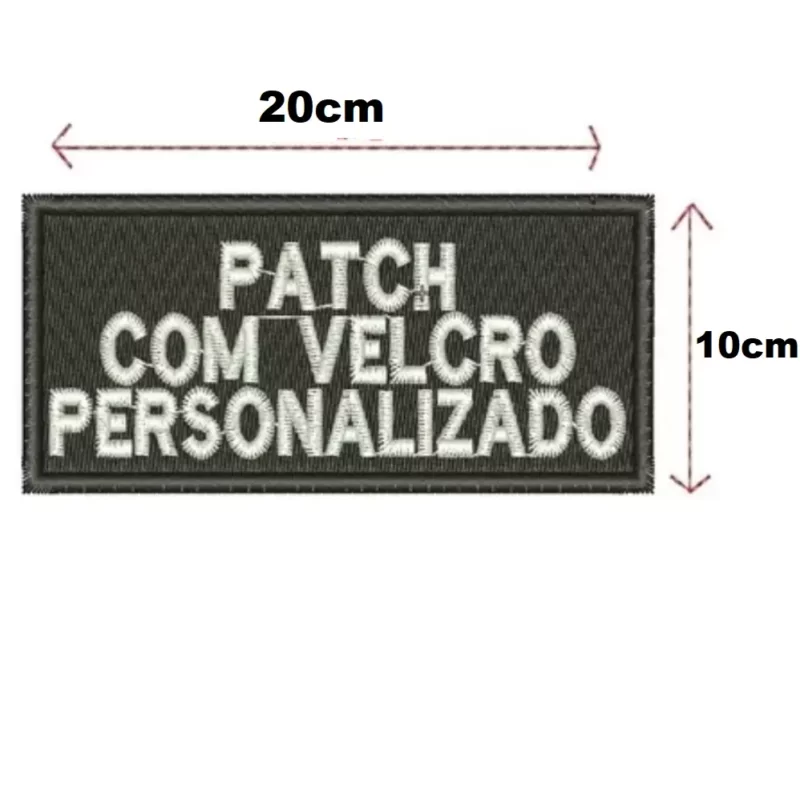 Bordado personalizado com fecho de contato - Image 3