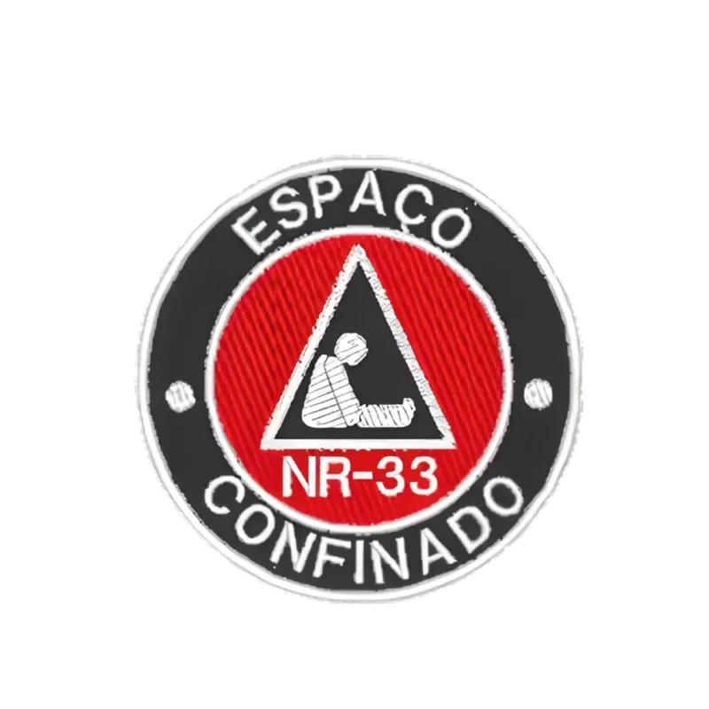 PATCH BORDADO NR-33 | ESPAÇO CONFINADO